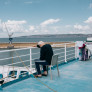 Ukrainians aboard Corsica Linea's "Méditerranée" ferry, May 2022
