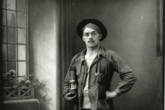 Mineur polonais. Photographie de Kasimir Zgorescki, année 1920-1930
