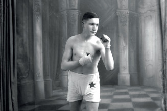 Portrait d’un jeune boxeur par Kasimir Zgorecki, années 1920-1930