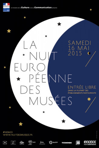 Affiche de la Nuit européenne des musées 2015