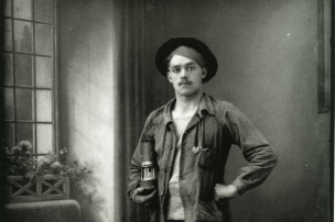 Mineur polonais. Photographie de Kasimir Zgorescki, année 1920-1930