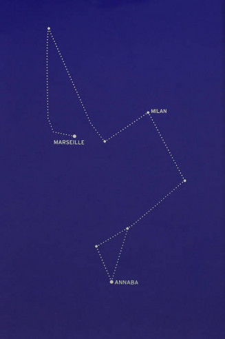 Bouchra Khalili, The Constellation, fig.1, 2011