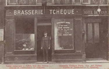 Postcard, Anonymous (photographer), Brasserie Tchèque, Paris, between 1900 and 1914