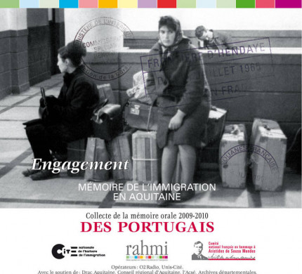 Couverture du CD sur les migrants portugais