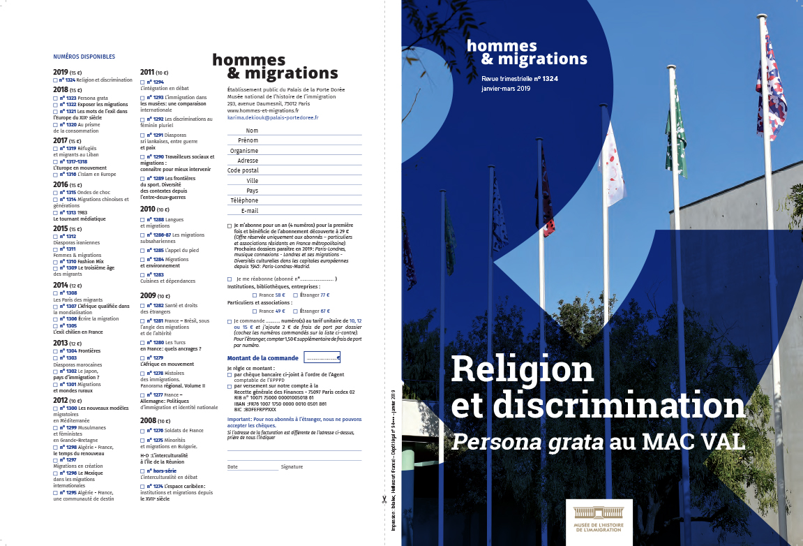 Religion et discrimination | Musée de l'histoire de l'immigration ...