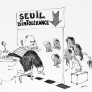 “Seuil d’intolérance”, caricature de Plantu (Jean Plantureux)