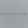 Latifa Echakhch, Hospitalité, 2006, inscription en creux dans le mur, édition 3/3. Collection du Musée national de l'histoire de l'immigration. 2012.34.1