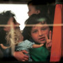 Arrivée de réfugiés Kosovars à Lyon. 18 avril 1999 © Orand Alexis/Gamma