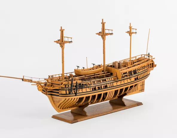 Michel BELLELLE, Maquette de l'Aurore, années 1990