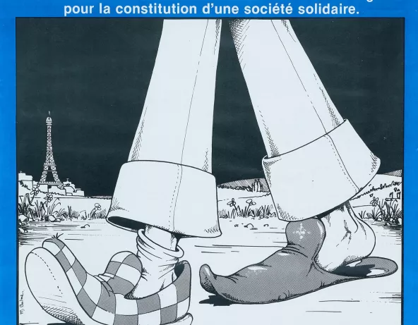 Affiche de la Marche pour l'égalité de 1983