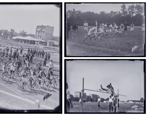 Compétitions sportives de la communauté arménienne en France. Photographies de Krikor Djololian-Arax. 