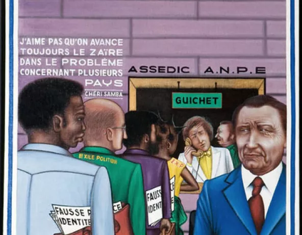 Assedic-ANPE, 1982, Chéri Samba