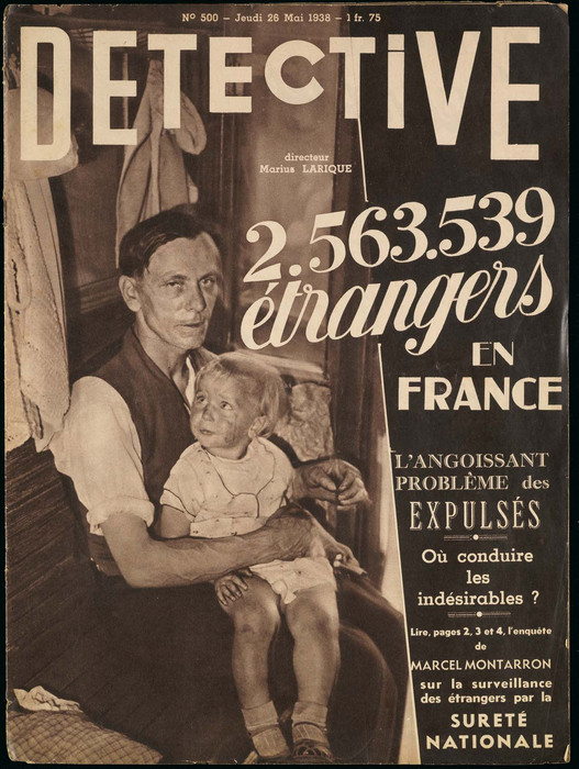 Détective, n°500, 26 mai 1938 © Musée national de l'histoire et des cultures de l'immigration, CNHI
