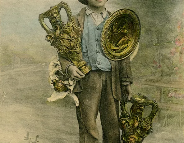 Petit italien, marchand ambulant