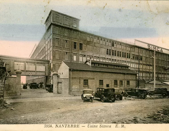 Photo de l'usine Simca