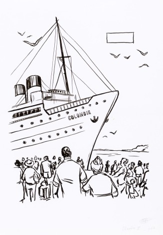 Planches originales du roman graphique Peyi An Nou