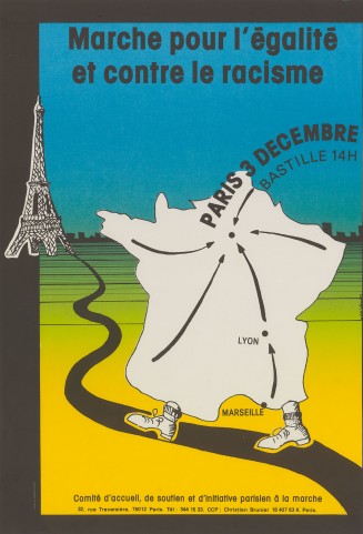 Affiche de la Marche pour l'égalité de 1983