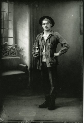 Mineur polonais. Photographie de Kasimir Zgorescki, année 1920-1930