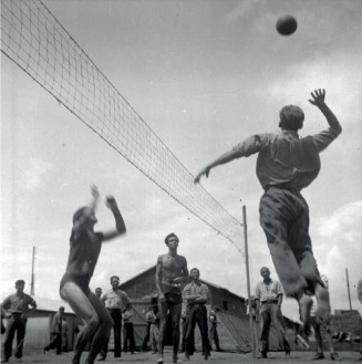 Photographie prise par Dezsö Révai, dit Turaï, dans le camp de Gurs où il était prisonnier.