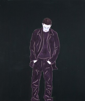 Djamel Tatah, Sans titre (Les Hittistes), 2008