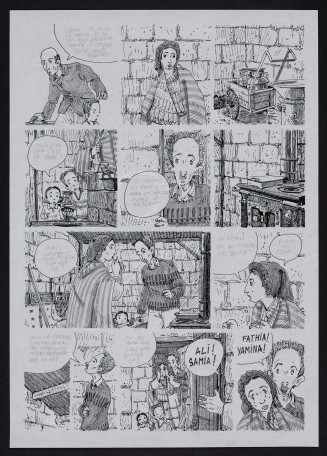 Planche de la bande dessinée Demain, demain. Nanterre Bidonville de la folie