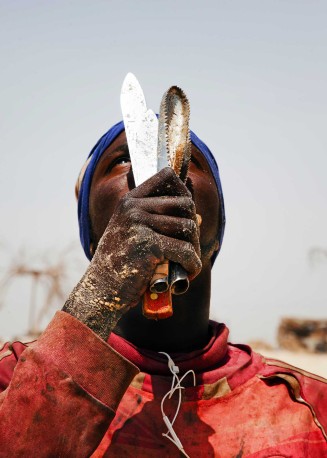Nyaba Léon Ouedraogo, "Le pêcheur", 2022. © Nyaba Léon Ouedraogo