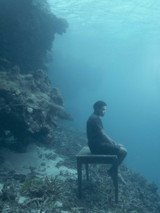 Nick Brandt, "Petero by Cliff, Fiji", 2023