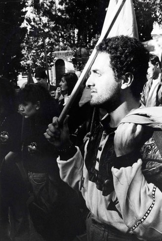 Photographie argentique "Marseille, commémoration du génocide arménien"