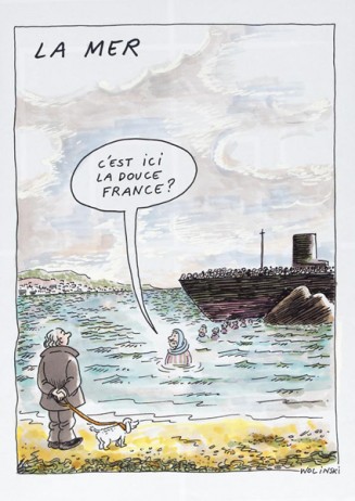 Wolinski, Douce France © Musée national de l’histoire et des cultures de l’immigration