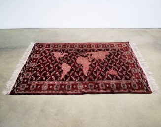 Mona Hatoum, Bukhara (red and white), 2008. 