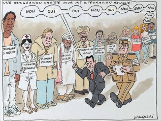 Une immigration choisie pour une intégration réussie, Georges Wolinski