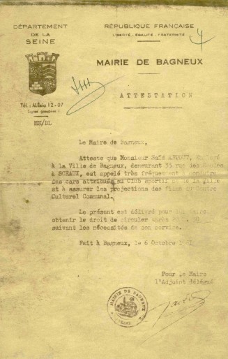 Laisser passer de Saïd Abtout