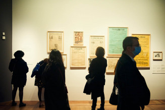 Salle de l'exposition Juifs et musulmans de la France coloniale à nos jours