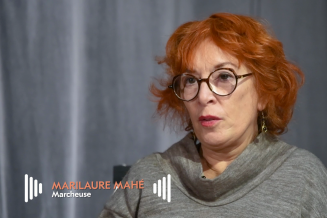 Capture d'écran de l'entretien avec Marilaure Mahé
