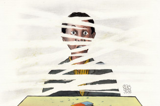 Gommer. Caricature de Selçuk Démirel