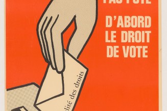 Affiche pour les législatives de 1986