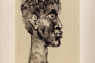 Affiche Présence africaine, 1er congrès des artistes et écrivains noirs