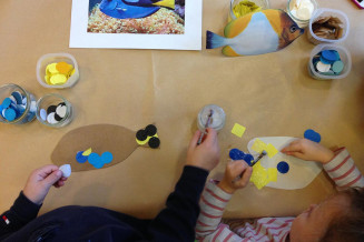 atelier écailles de papier