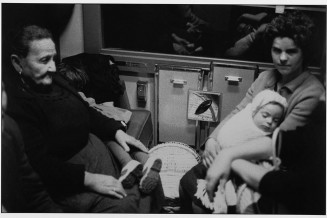 Portuguese immigrants, Hendaye-Paris train, 1965