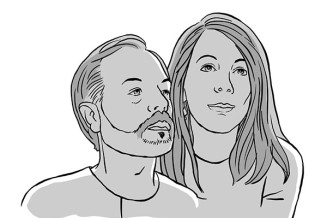 Autoportrait d'Alain et Désirée Frappier
