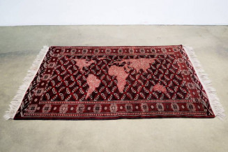 Mona Hatoum, Bukhara (red and white), 2008. 