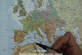 Bouchra Khalili, Mapping Journey #1. 2008. Vidéo, 4,30 mn. 