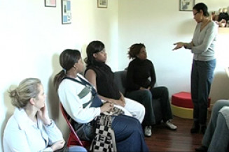 Naître quelque part - visuel