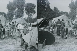 Vue stereoscopique campement - Slide