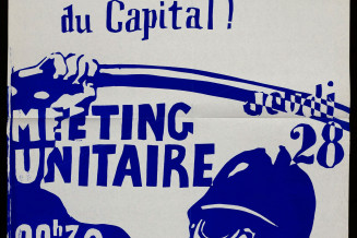 Affiche meeting unitaire