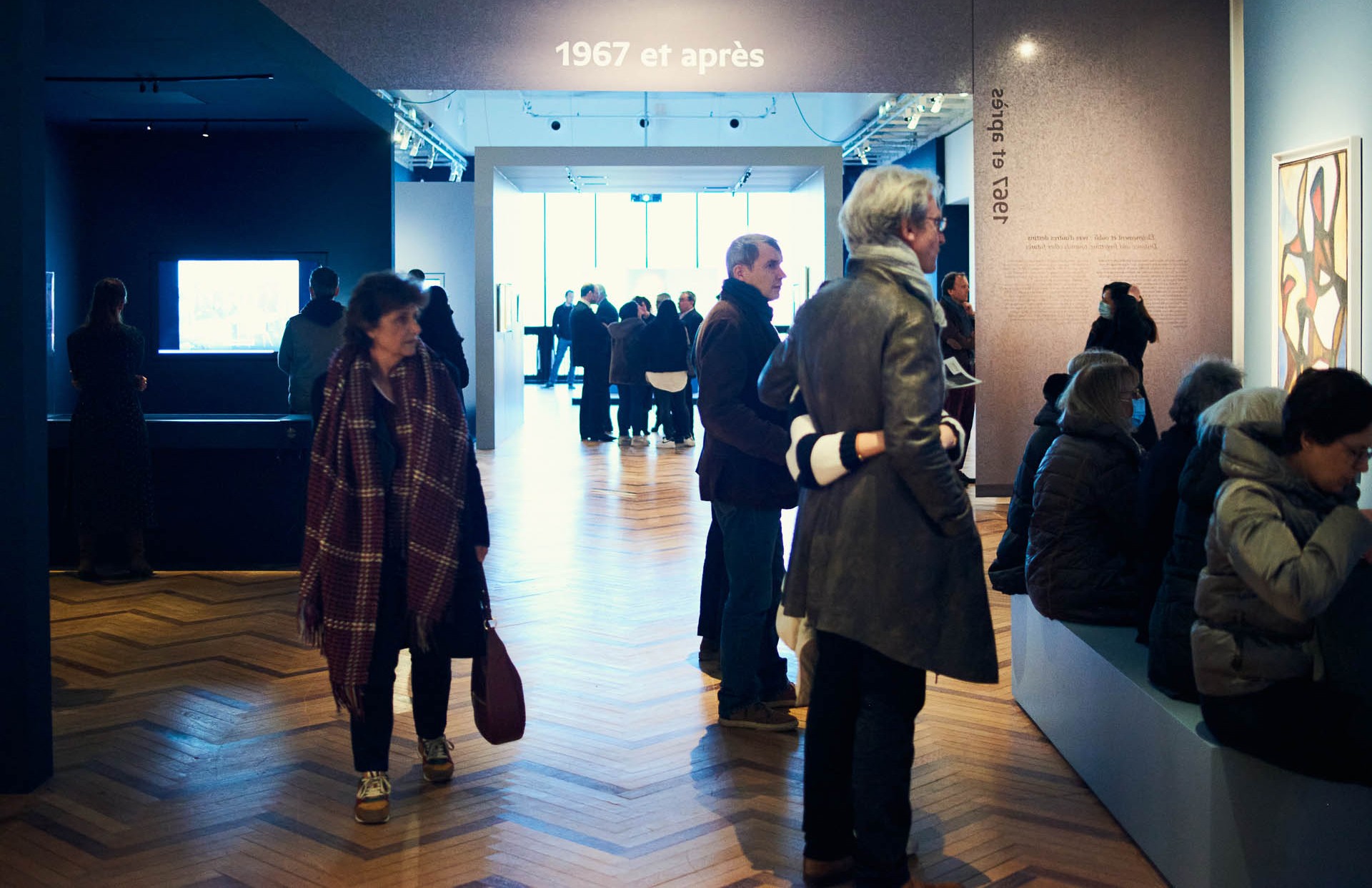 Salle de l'exposition Juifs et musulmans de la France coloniale à nos jours