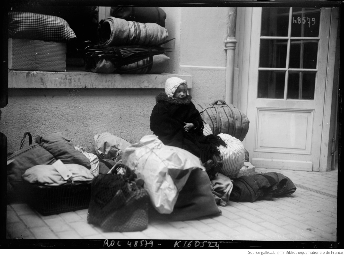 Rapatriés à Évian, janvier 1917