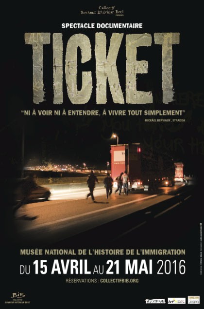 Affiche du spectacle "Ticket"