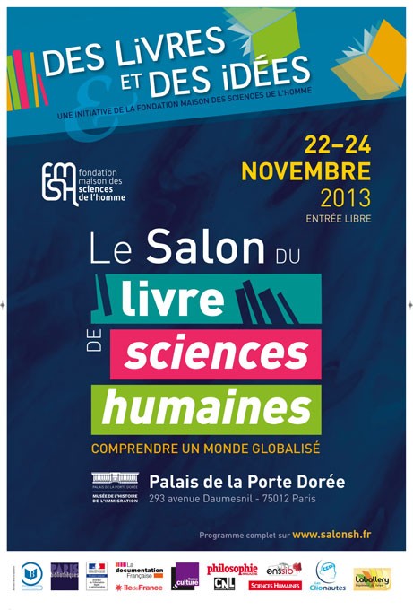 Affiche salon du livre des sciences humaines 2013