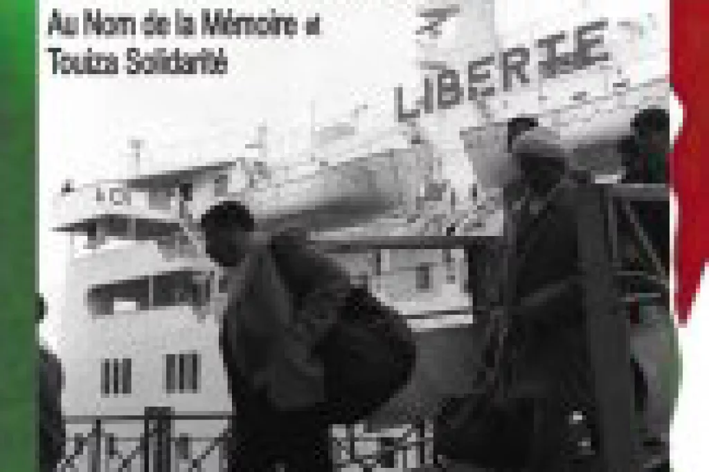 Affiche Algériens à Marseille